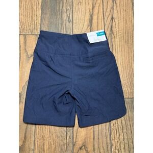 Lady Hagen Women's XS Pull On Golf Shorts 7" Inseam Tummy Control‎ Navy Blue